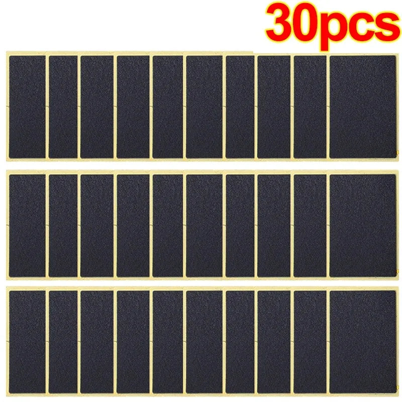 30/20/10 PCS Bicycle Glue-free Tire Patches Tool Quick Repairing Tyre Protection Patch Adhesive Quick Drying Bike Accessories Oasis Select 30pcs- (3x4.6cm)