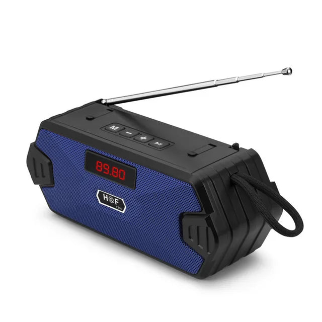 AyeBeau Portable Bluetooth 5.0 Speaker FM Radio Bass Subwoofer