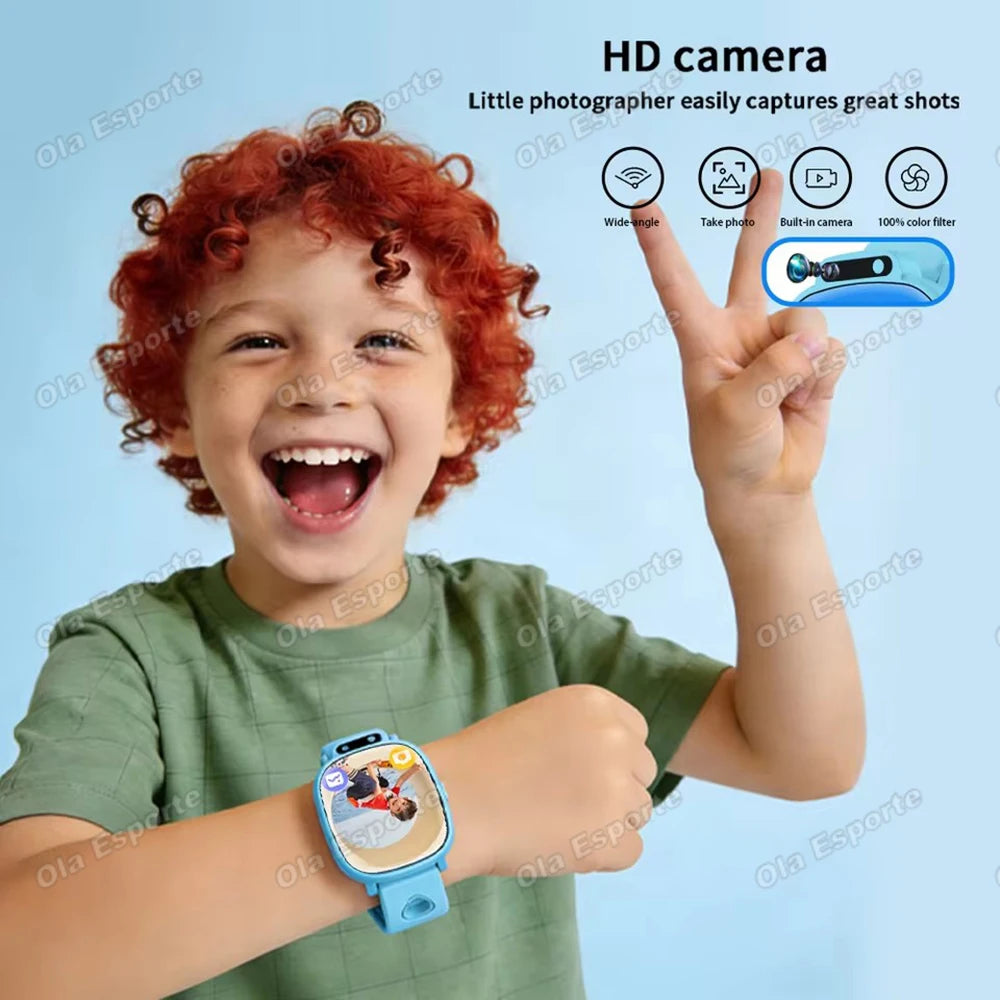 Kids Smart Game Watch HD Touch Screen 18 Games Camera Alarm Clock
