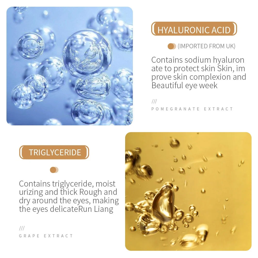 BIOAOUA Rice Whitening Eye Cream Moisturizing Reduce Dark Circles Lift Firm Brightening 20g Oasis Select