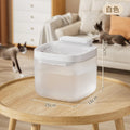 The Cat Water Dispenser Automatically Filters Flowing Fresh Water and Is A Large-capacity Intelligent Dog Pet Water Dispenser Oasis Select matte white Upgraded version