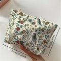 Corduroy Niche Versatile Makeup Bag New High-end Large Capacity Storage Portable Handbag Makeup and Wash Bag Oasis Select bird