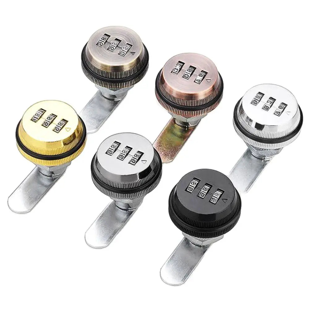 20mm Smart Cam Code Lock for Cabinet Door 3 Digit Combination Password Code Drawer Lock Box Lock Oasis Select