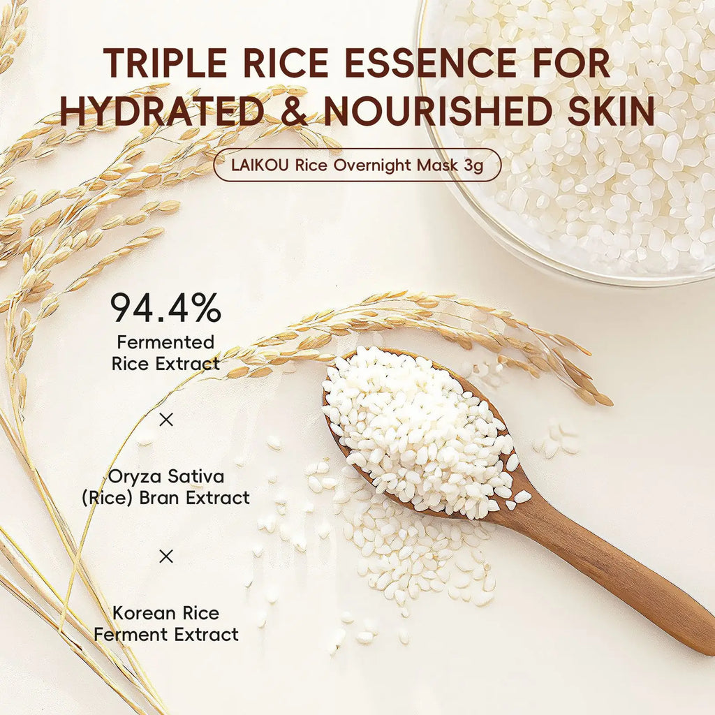 Rice Pulp Brightening Sleep Mask | Korean Skincare Sleeping Face Mask Oasis Select