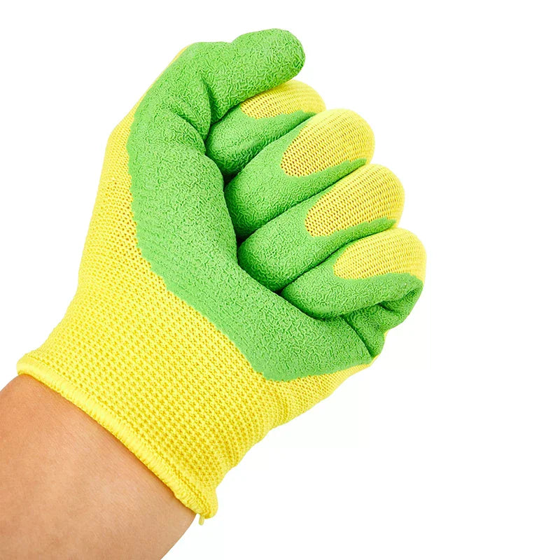 1Pair Breathable Children Gardening Gloves Durable Waterproof Gloves Anti Bite Cut Collect Seashells Protector Handwork Gloves Oasis Select