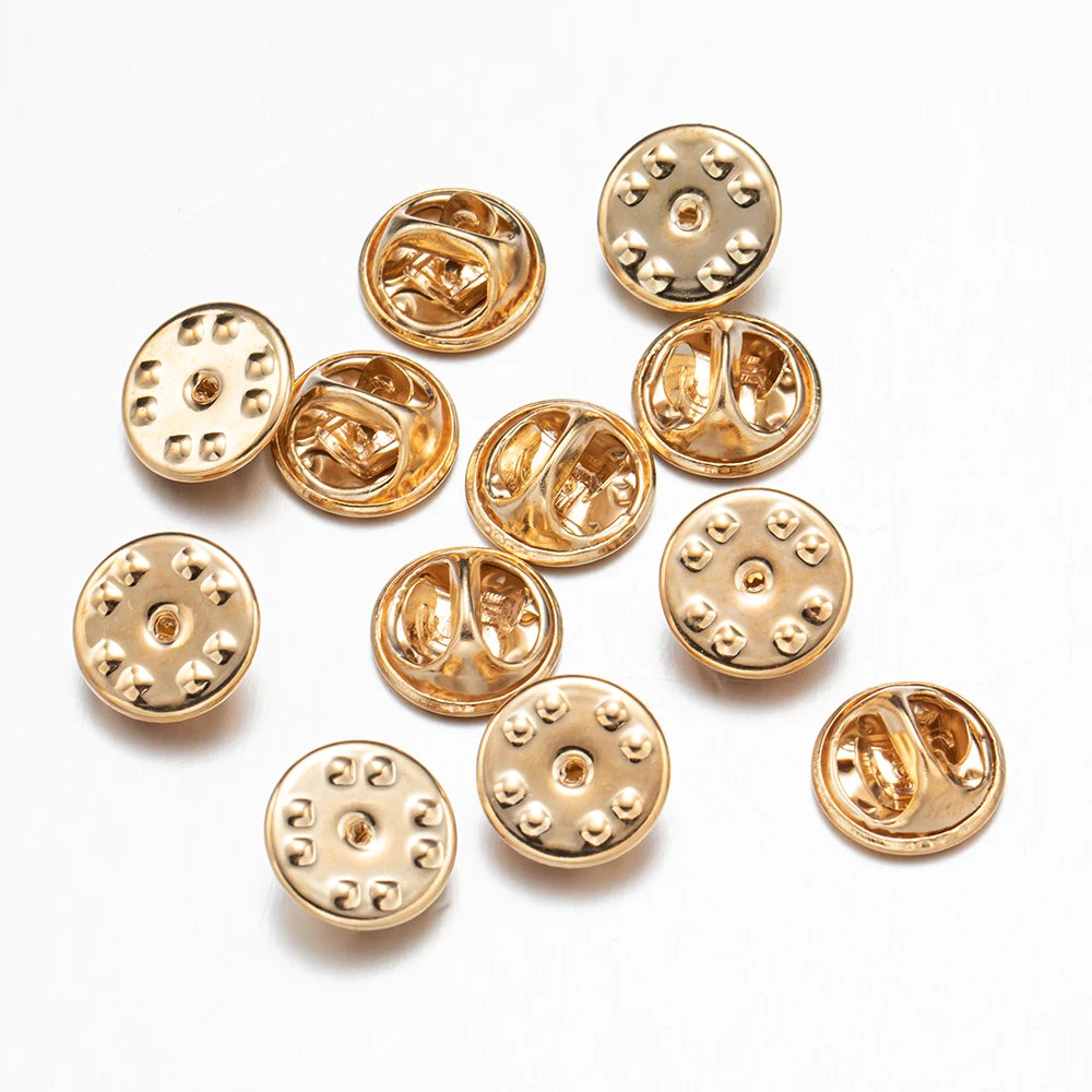 Butterfly Clutch Blank Pins Backs Tie Tacks Replacement DIY Craft&