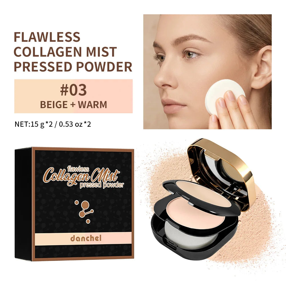 Collagen Contour Setting Powder – 2 Shades, Matte & Waterproof Contour Setting Powder Oasis Select 3NATURAL IVORY