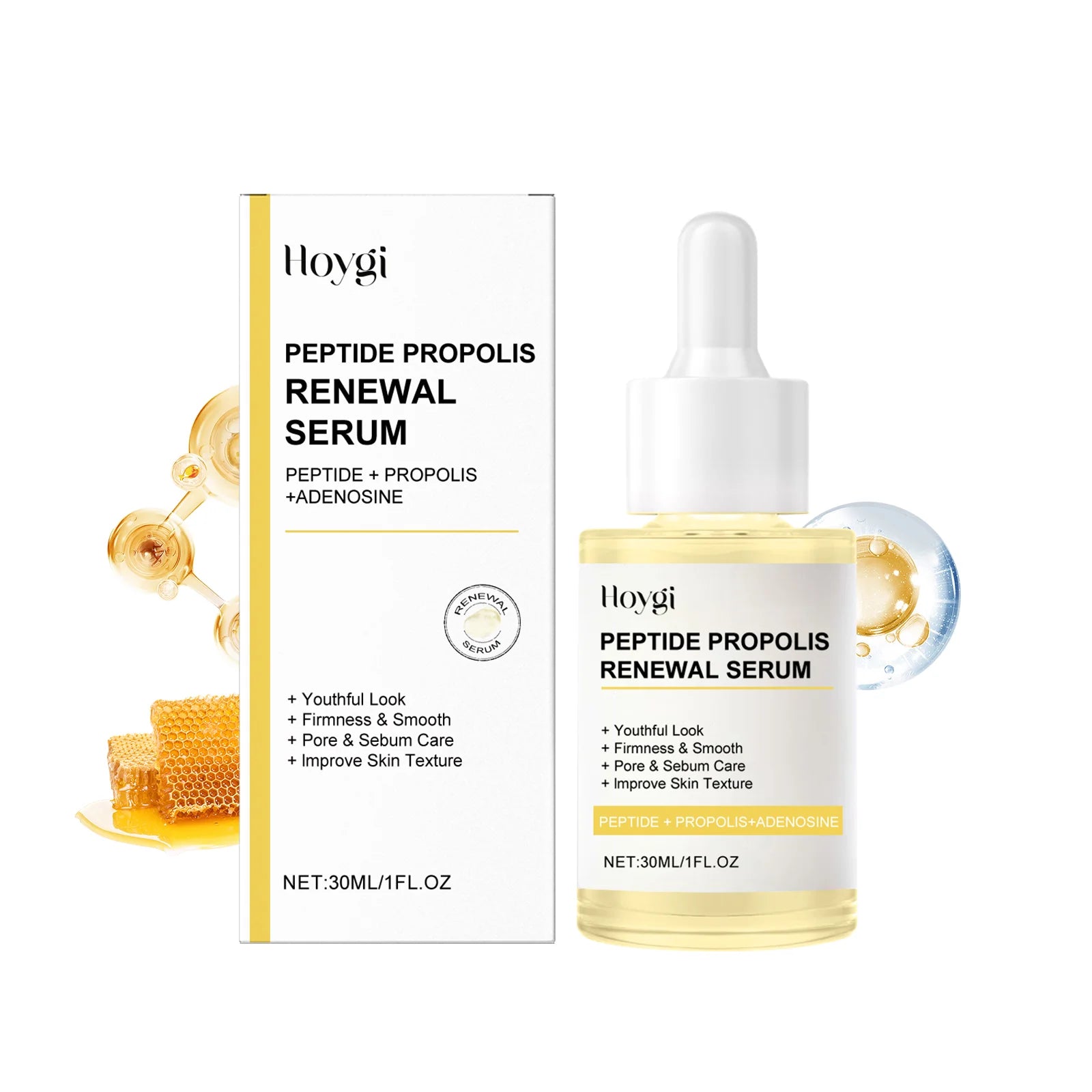 Hoygi Peptide Propolis Face Serum – Firming & Anti-Aging
