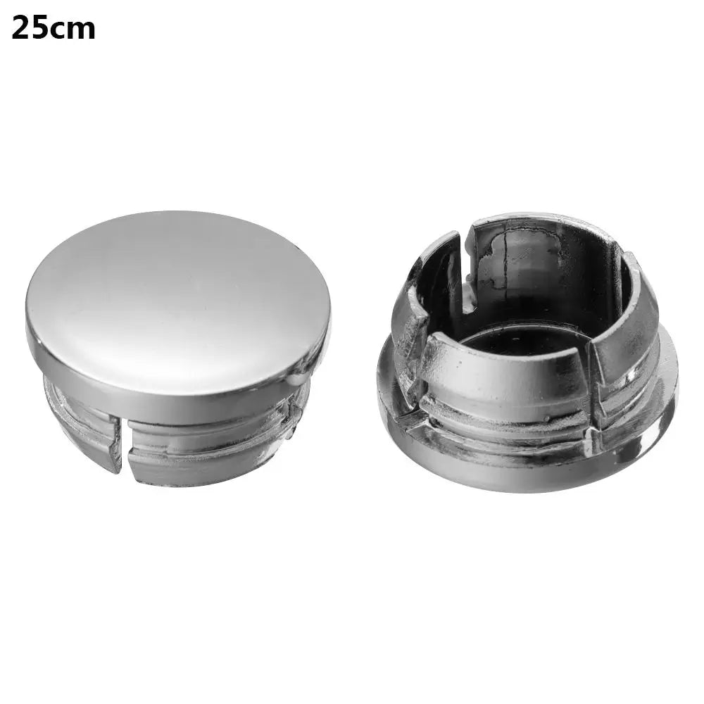10Pcs Stainless Steel Round Pipe Tube End Cap Furniture Leg Plug Blanking End Cap Bung For Home Daily Tool Furniture Accessories Oasis Select 25cm