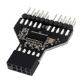 USB 2.0 9-Pin Header Splitter 1-to-2 with 19-Pin Adapter | VODOOL USB Header Adapter Oasis Select spain