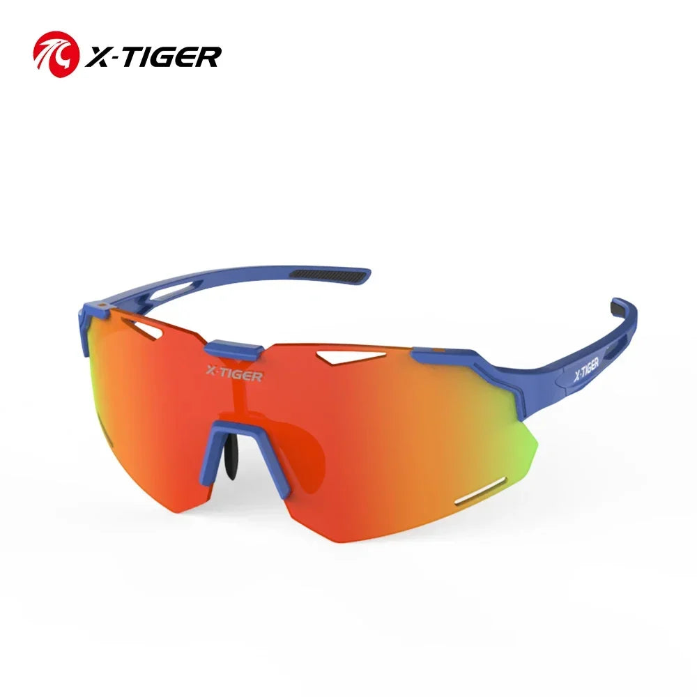 X-TIGER Children's Cycling Glasses UV400 Protection TR90 Ultralight MTB Bike Outdoor Sports Sunglasses Windproof Sun Visor Oasis Select X-CYJ-MSD02 MULTI