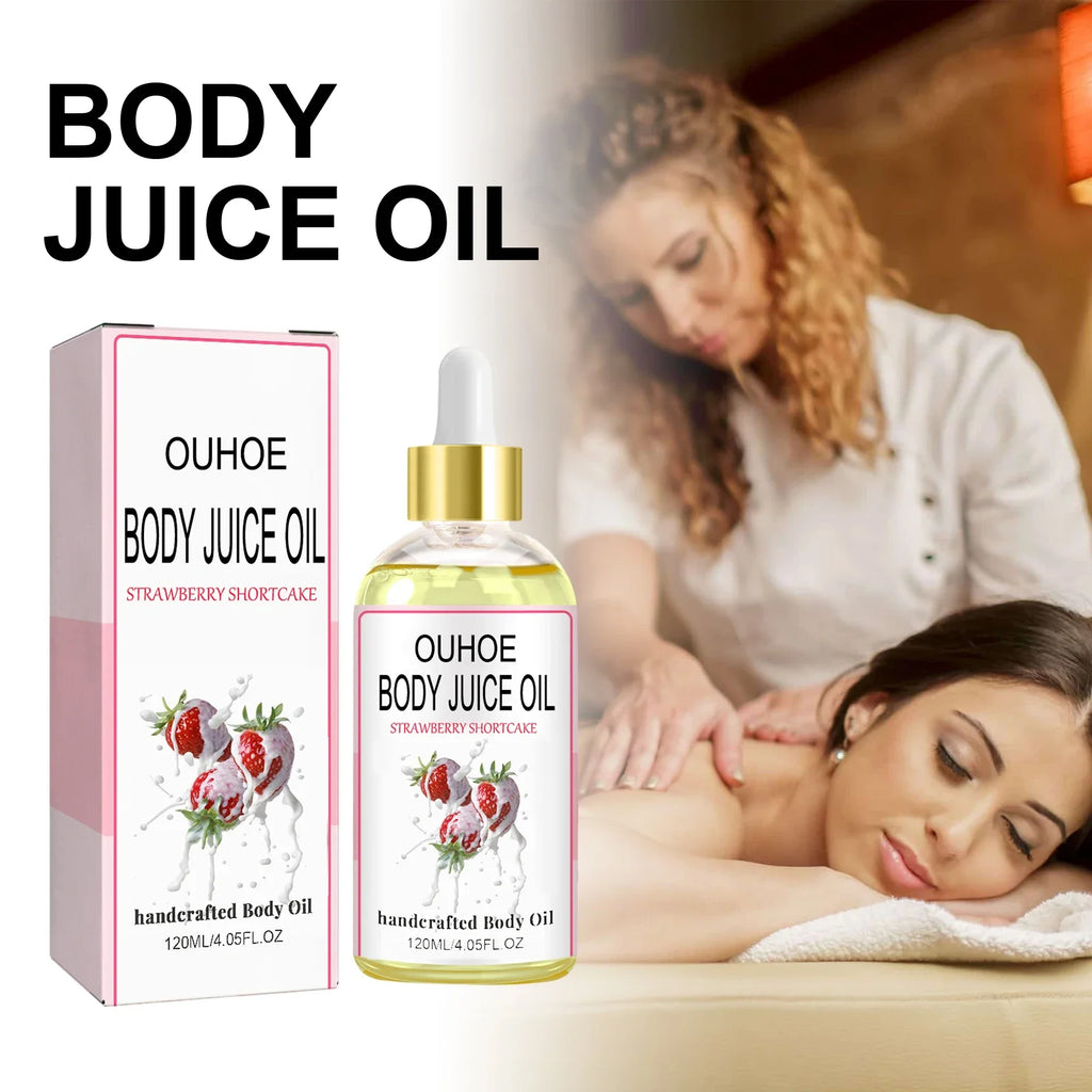 Strawberry Body Oil – Moisturizing, Firming & Massage Oil 120ml Body Massage Oil Oasis Select