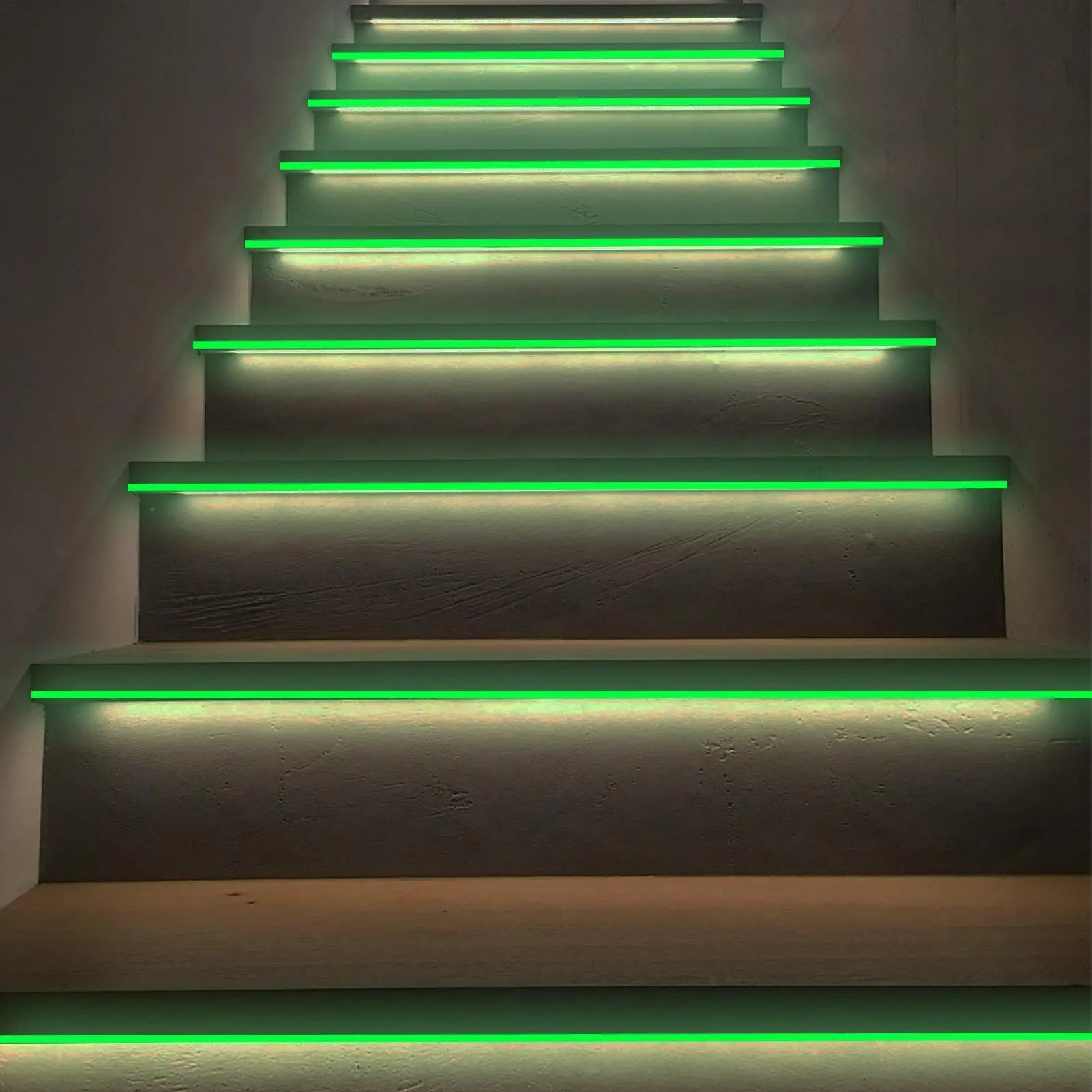 Fluorescent Tape Glow in the Dark Adhesive Safety Egress Markers Safety Tape Wear-Resistant Fluorescent Glow Tape Fluorescent Oasis Select