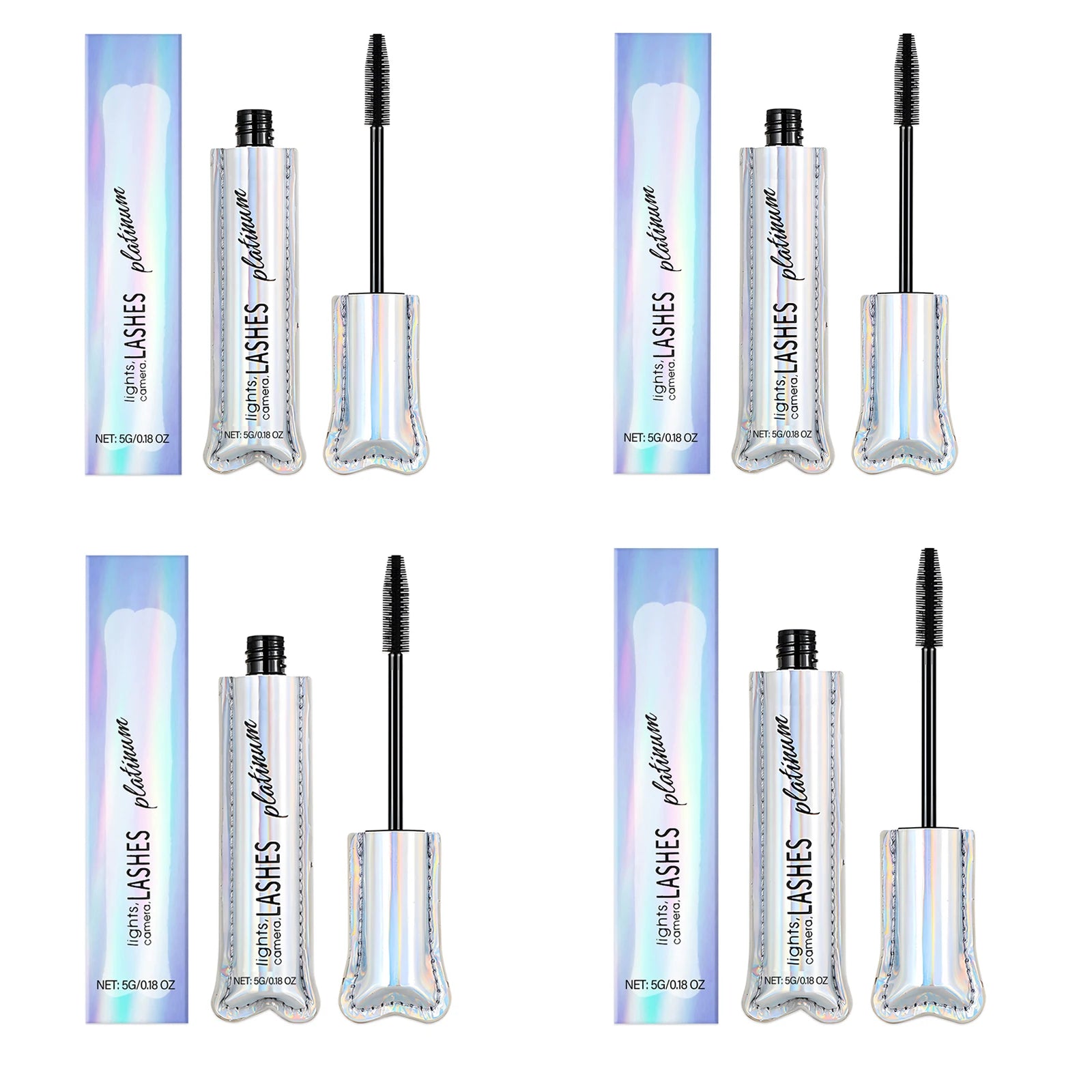 Black Waterproof Lengthening Mascara – Long-Lasting & Fast Dry