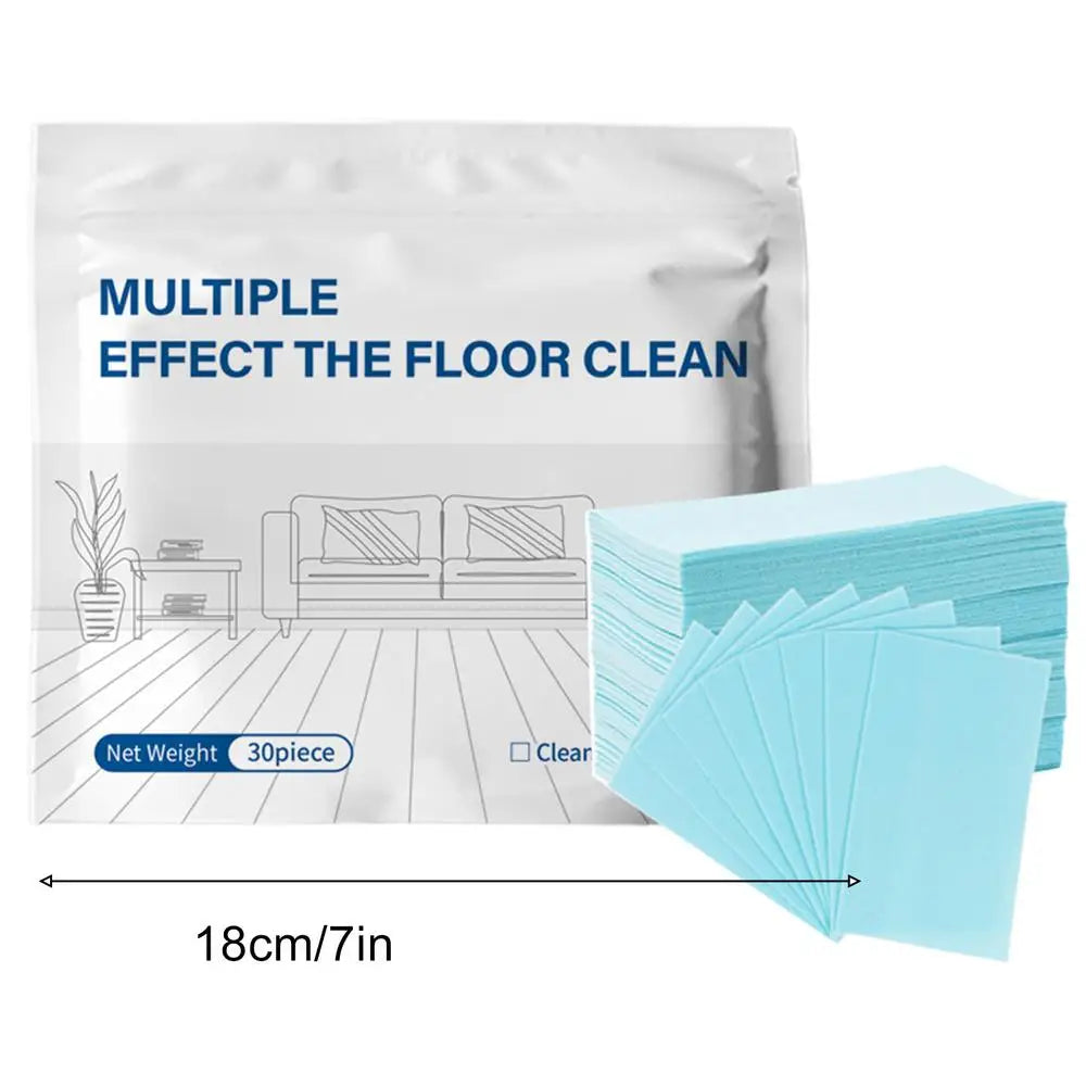 30Pcs Floor Cleaning Tablets Cleaner For Hardwood Laminate Tile & RV Walls Deodorization Shower Floor For Slippery Floor Clean Oasis Select Blue