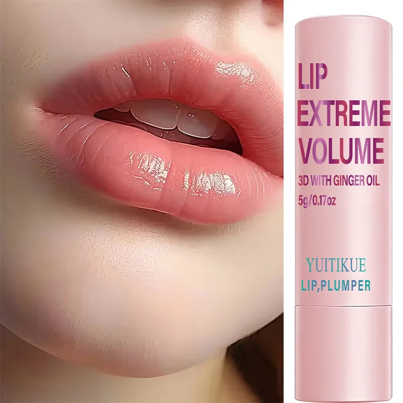 YUITIKUE Lip Plumper Stick - Non-Sticky, Water-Locking Formula for Plump, Hydrated Lips, Ideal as Primer & Daily Care Oasis Select