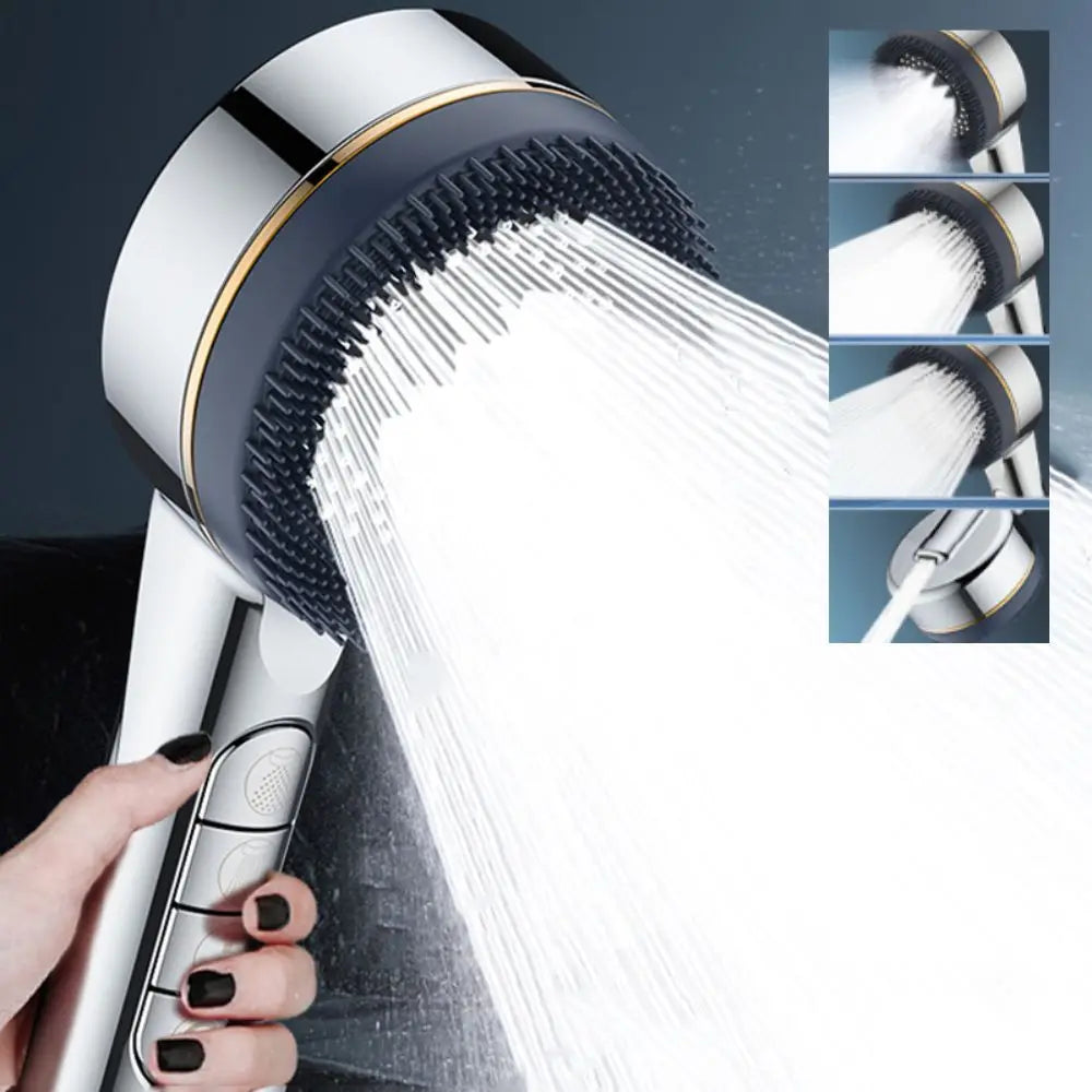 New High Pressure With Filter Water Saving 4 Modes Shower Heads Adjustable Water Massage Sprayer Home Bathroom Accessories Oasis Select