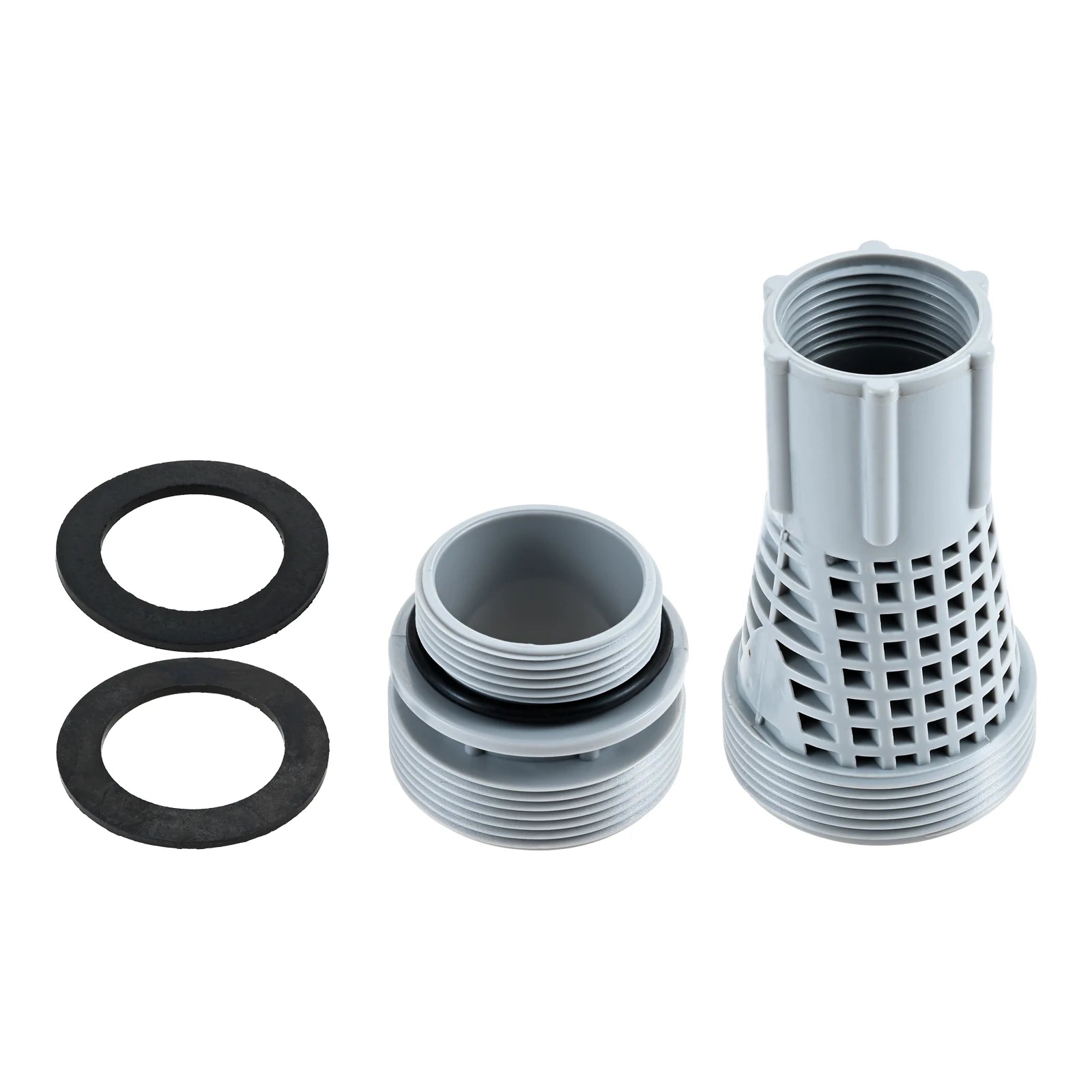 4K8001 Long and Short Hose Adapter Long and Short Sand Filter Adapter Kit with Gasket Fits Intex45206 58254 Pump and Filter Oasis Select