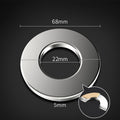 Stainless steel decorative cover faucet triangle valve gas water heater exhaust pipe circular split air conditioning hole cover Oasis Select 22mm-1pcs
