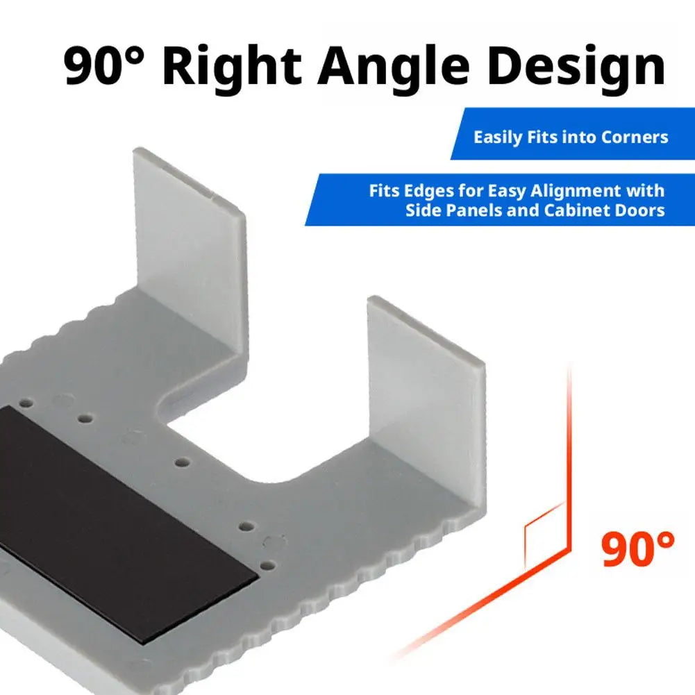 KITPIPI Door Hinge Jig – 35mm Drill & Install Guide Tool