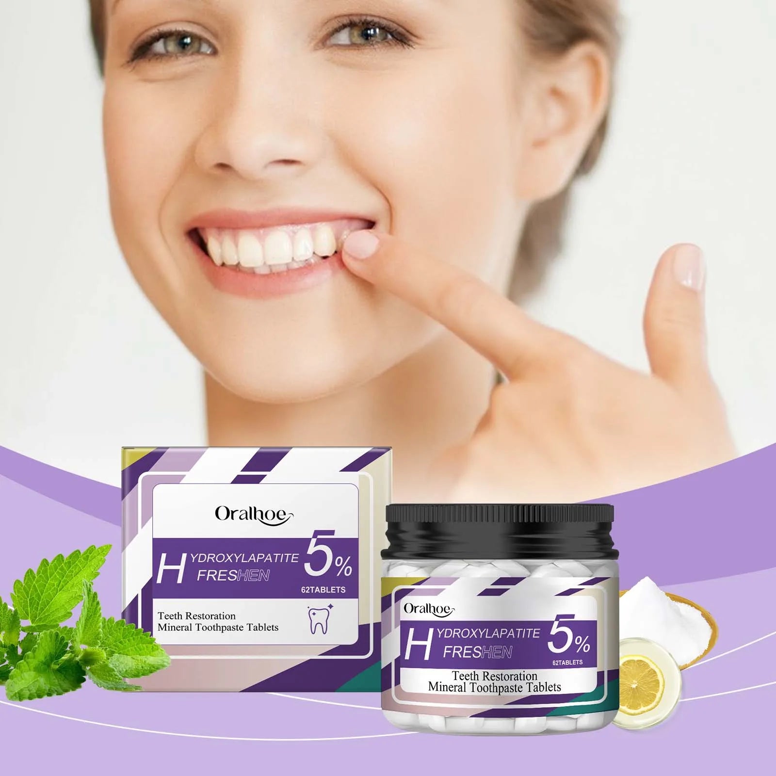 Mint Toothpaste Tablets – Portable Dental Care & Fresh Breath Toothpaste Tablets Oasis Select