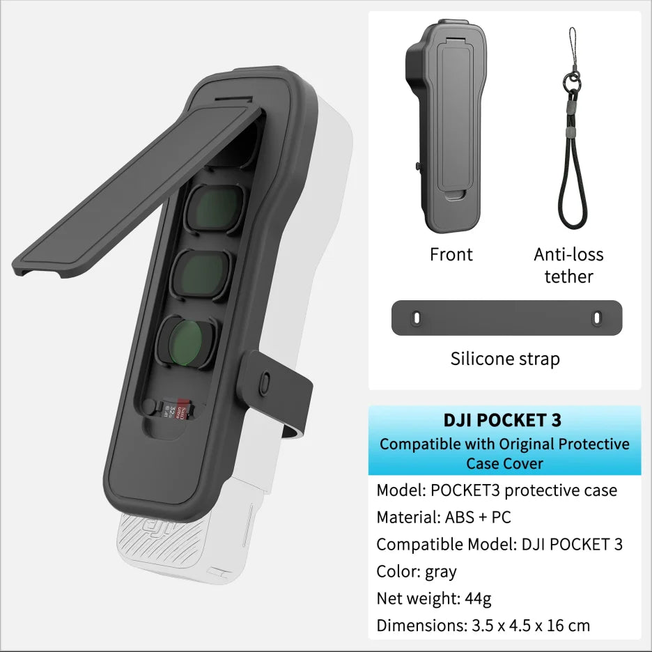 DJI Osmo Pocket 3 & 4 Filter Set – CPL ND Black Mist Wide
