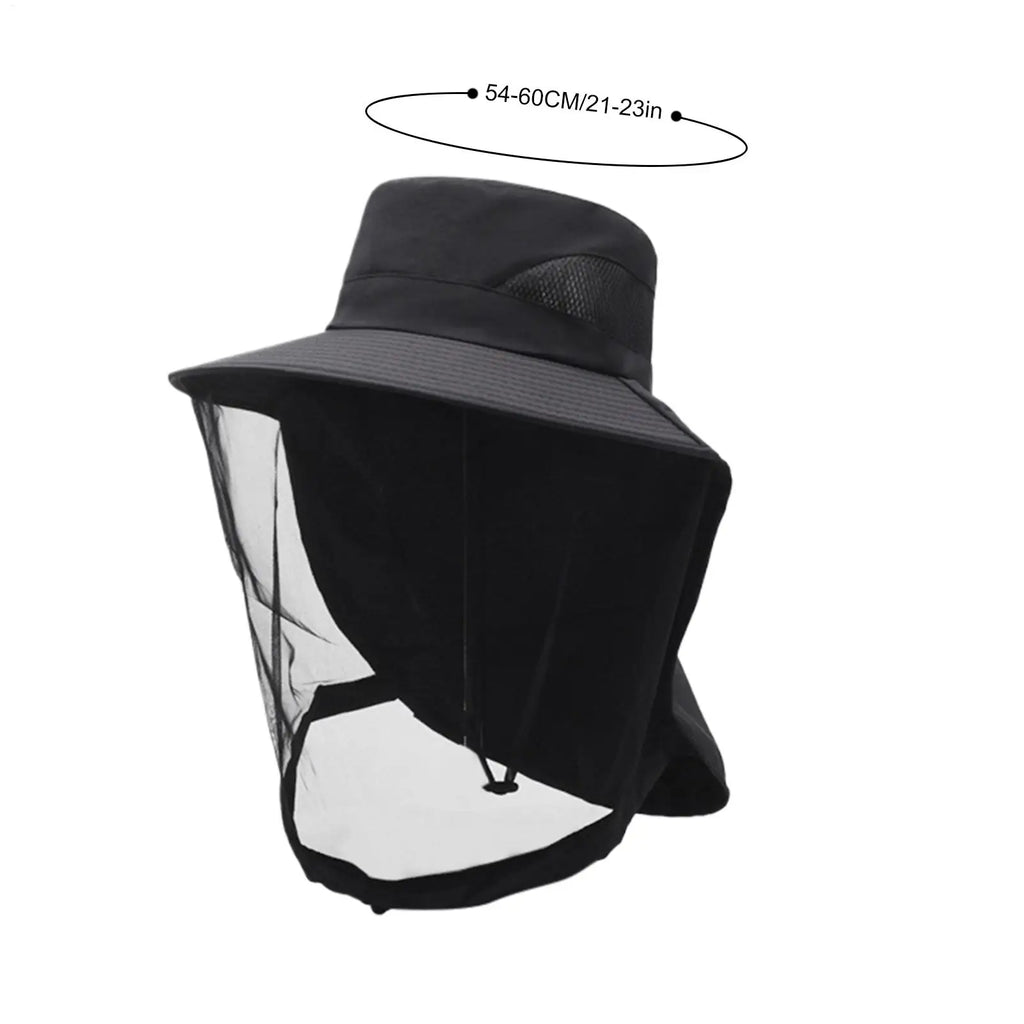 Summer Sun Hats UV Protection Outdoor Hunting Fishing Caps For Hiking Camping Visor Bucket Hat Neck Flap Fisherman Hat Oasis Select