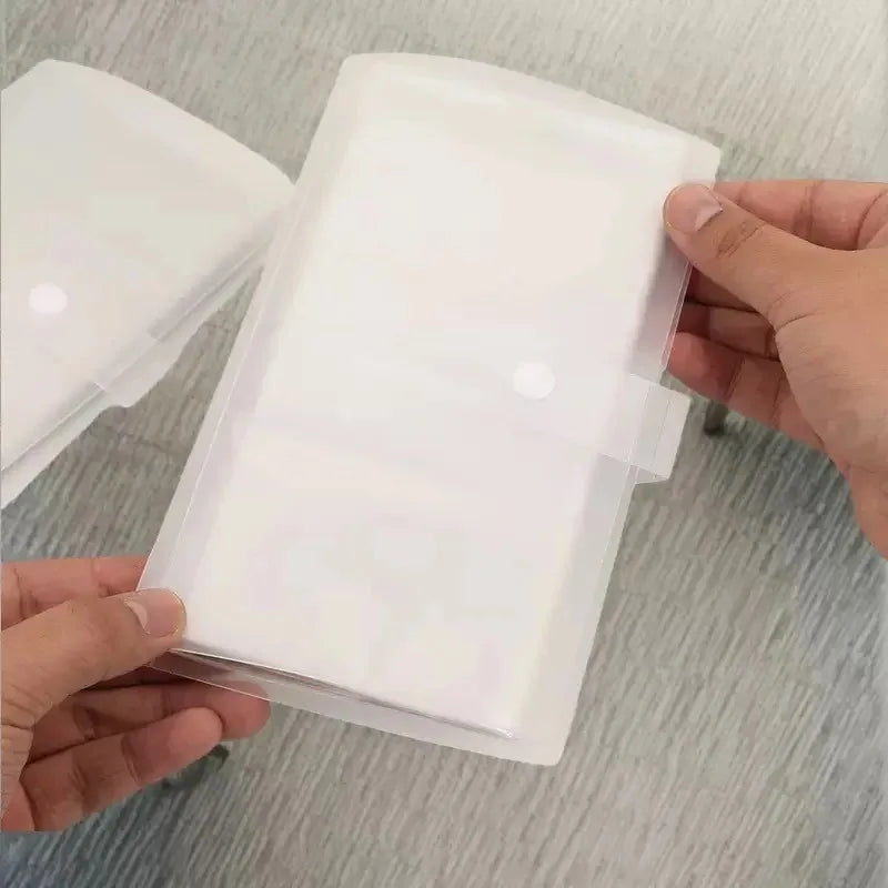 120/240 Slot Card Holder Photo Album Business Card Book Star Chasing Business Three Inch Transparent Card Bag Oasis Select