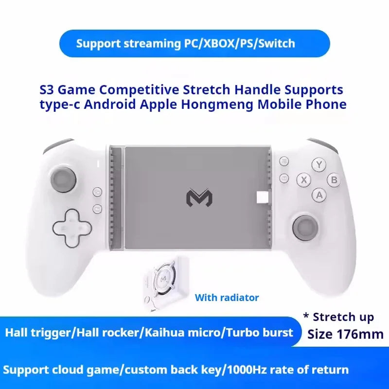 AyeBeau Hall Effect Mobile Gamepad – Android, iOS & PC