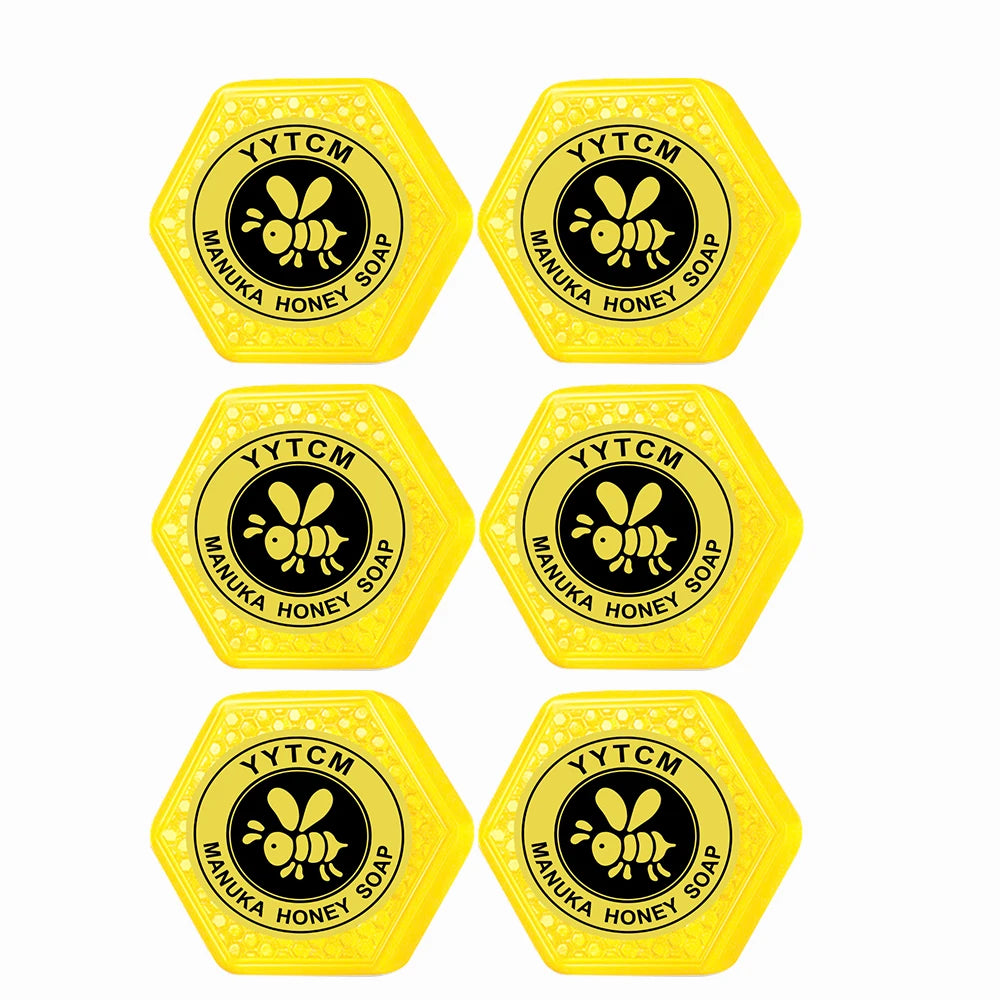 Manuka Honey Handmade Bar Soap – Face, Body & Hand 65g Cleansing Bar Soap Oasis Select 6 Pcs 65g