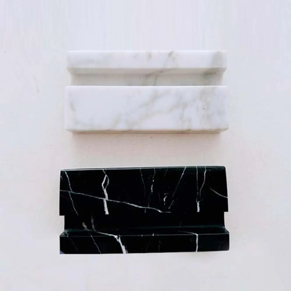 Marble Business Card Holder Stable Support Thickened Mobile Phone Holder Elegant Desktop Card Stand Organizer Trade Shows Oasis Select