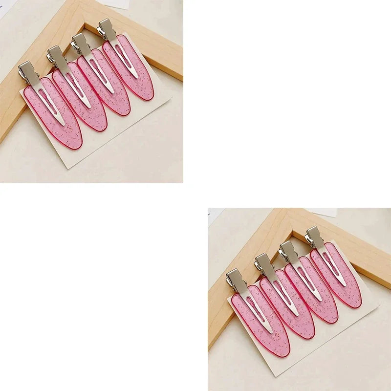 No Bend Seamless Hair Clips Side Bangs Fix Fringe Barrette Makeup