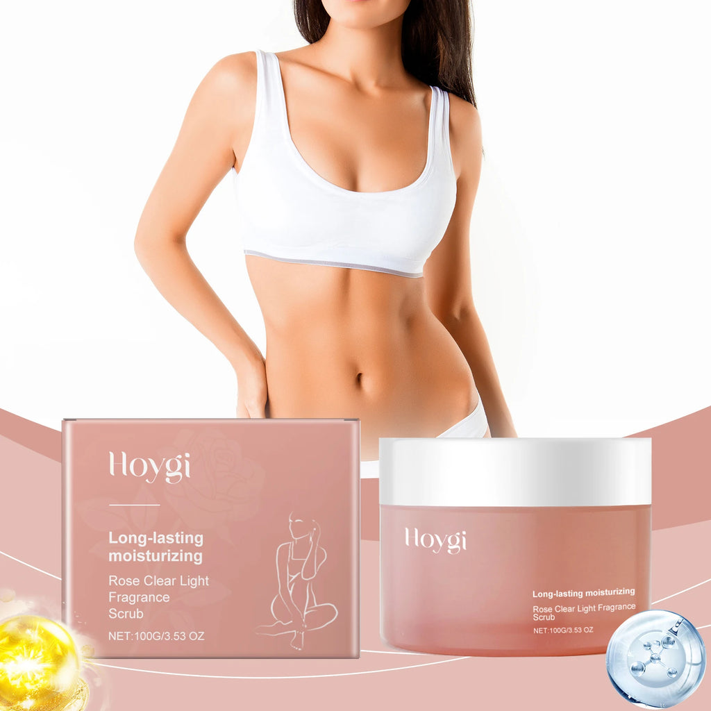 Hoygi Natural Rose Exfoliating Body Scrub – Smooth Skin