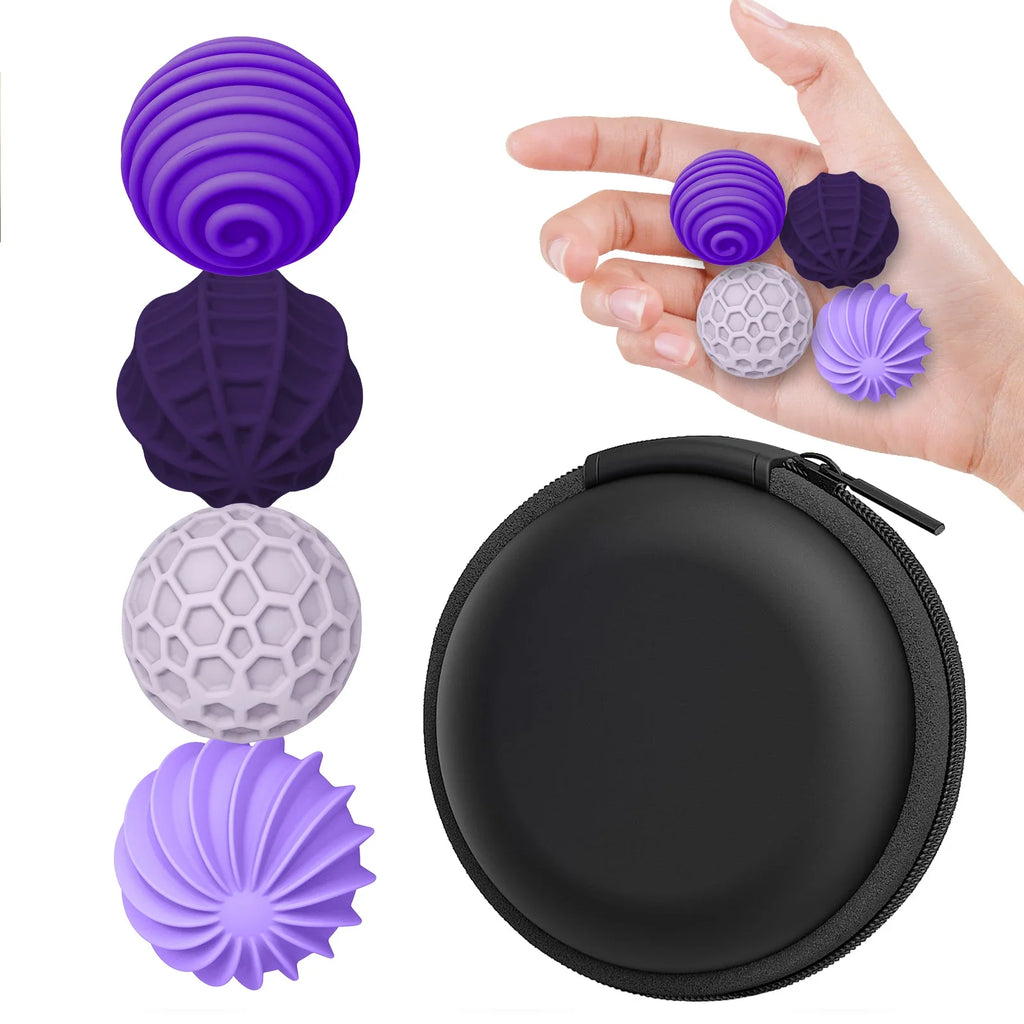 Magnetic Sensory Fidget Balls Silicone Stress Relief Toys for Adults Anxiety Autism Calming Sensory Therapy Tools Oasis Select B