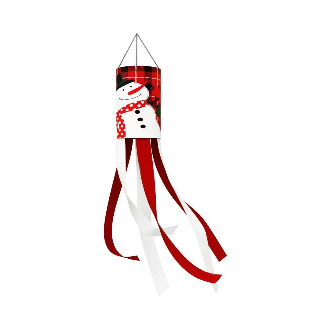 Christmas Wind Tunnel Flags Courtyard Gardens Outdoor Decorative Wind Chimes Wind Bags Hanging Flags Oasis Select 01 one meter