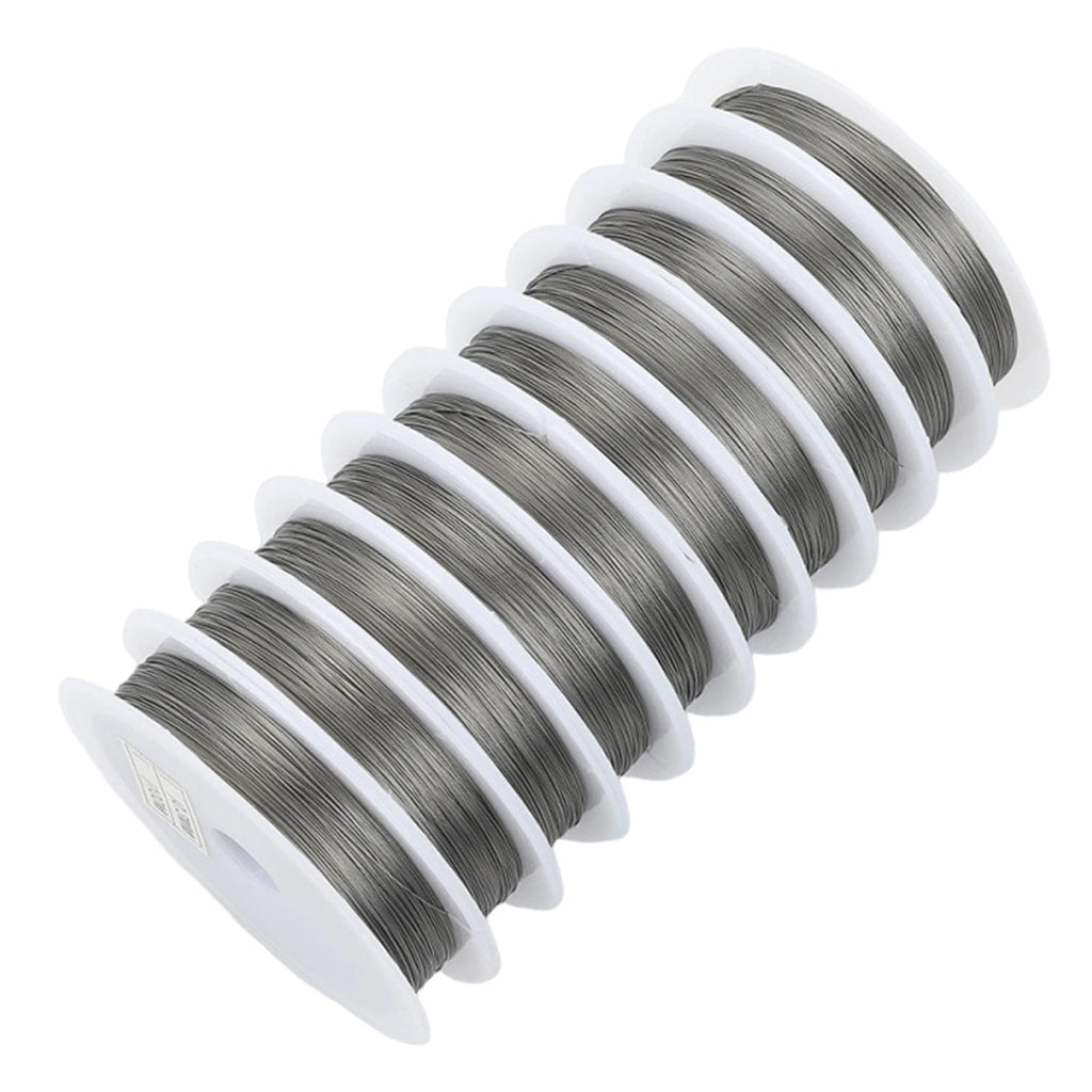 Stainless Steel Beading Wire 10-Roll Pack | Jewelry Making