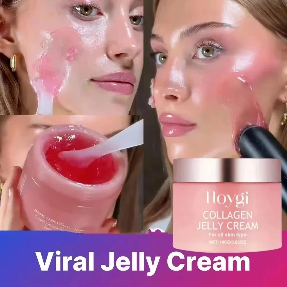 Hoygi Collagen Jelly Face Cream 100g – Pore Minimizing & Brightening Collagen Face Cream Oasis Select