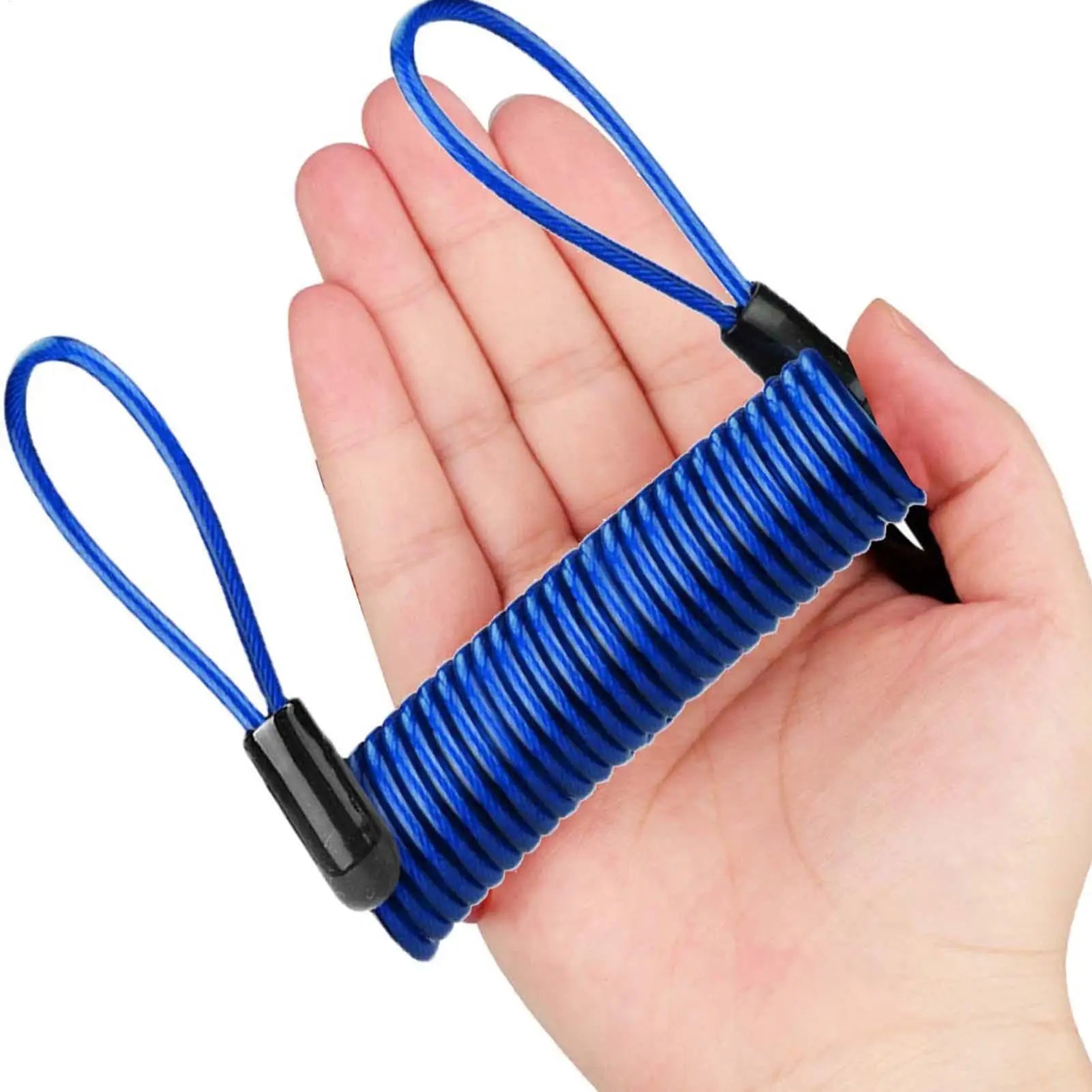 Lock Reminder Cable Disc Lock Cable For Antitheft Protection Security Steel Wire Spring Reminder Rope For Motorbike Helmets Lock Oasis Select