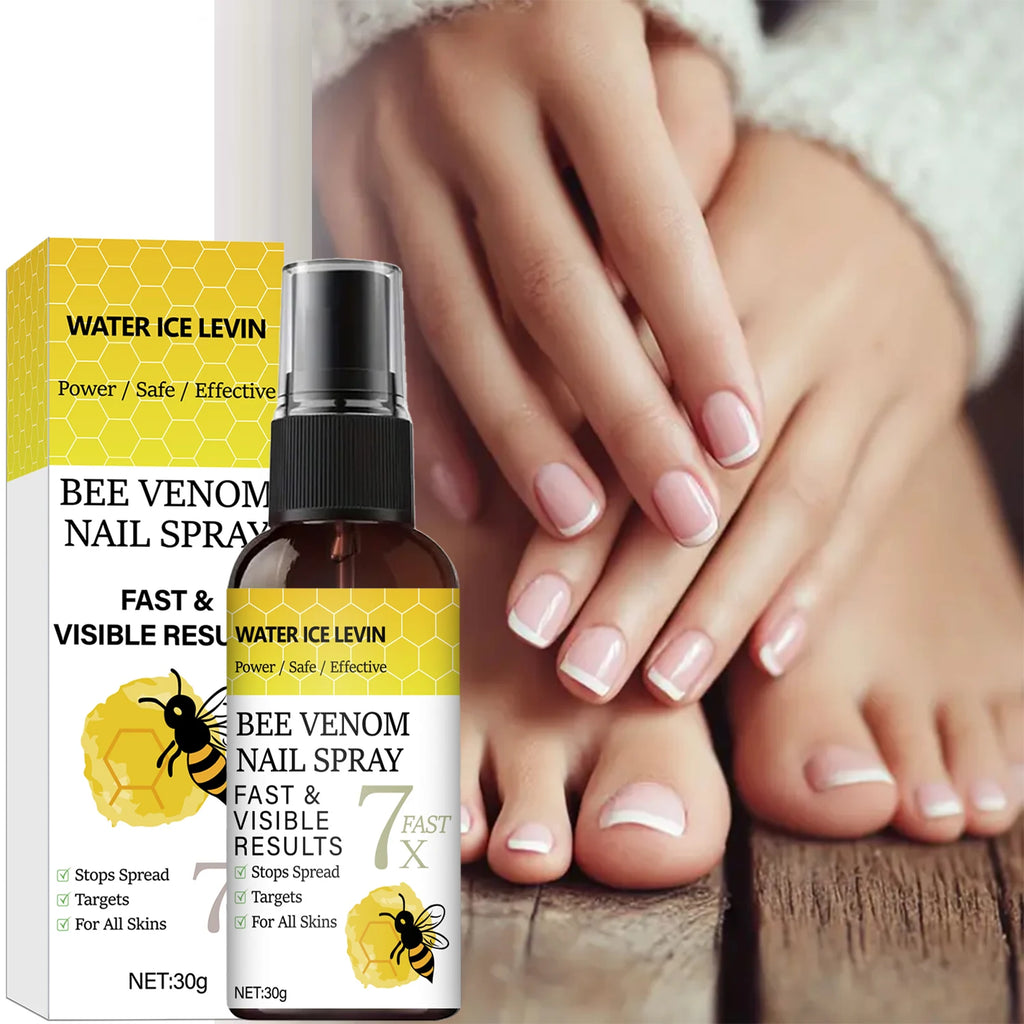 Bee Venom Nail Spray - Fast Visible Results, Stops Spread & Strengthens Nails with Hyaluronic Acid, Safe for All Skins Oasis Select