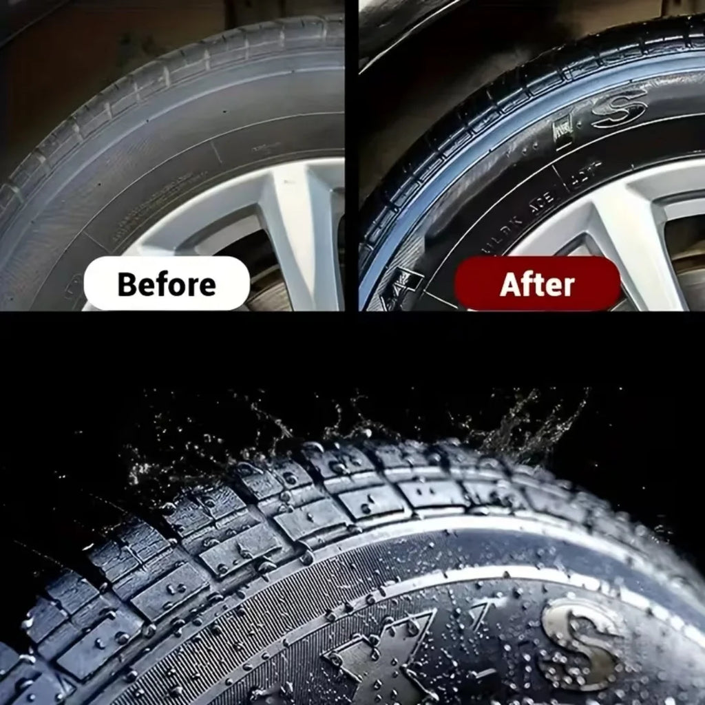 Tire & Plastic Restorer Polishing Paste – Black Coating Tire & Trim Restorer Oasis Select