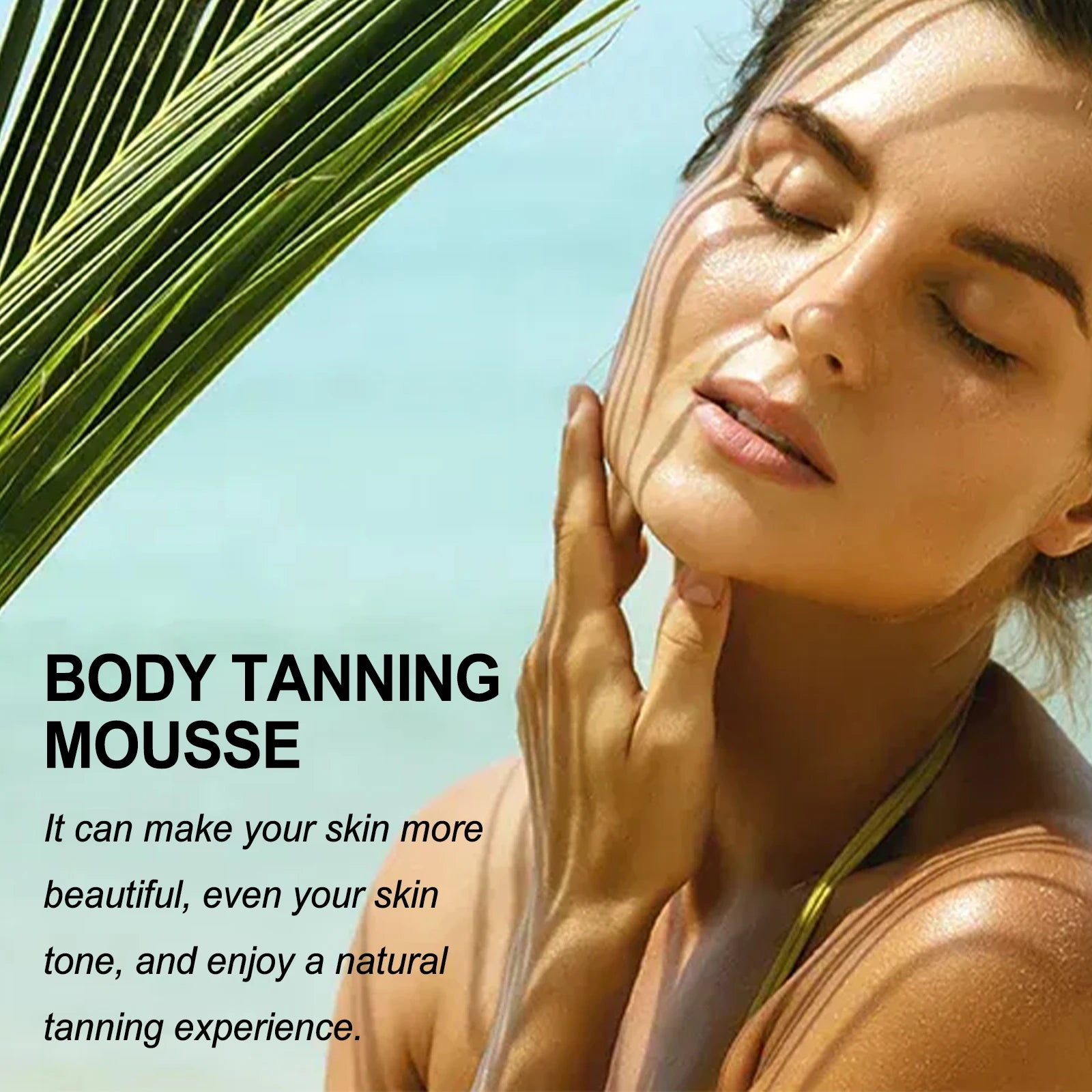Tanning Accelerator Mousse Summer Skin Self Tanner Natural Glow Body Bronzer Sunbathing Keep Moisturizing Sunless Tanning Lotion Oasis Select