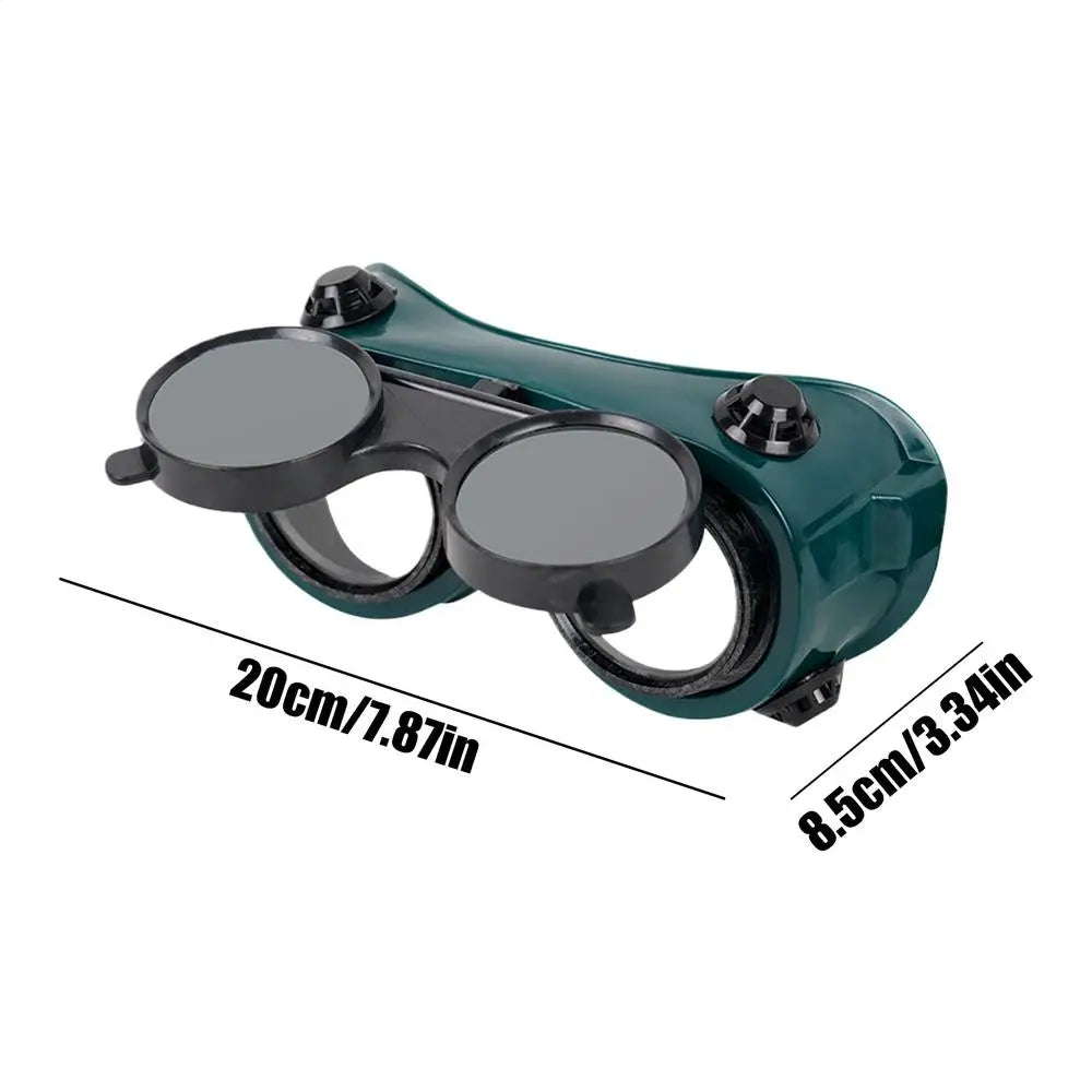Flip-Up Anti-Glare Welding Goggles – Arc & Grinding Safety