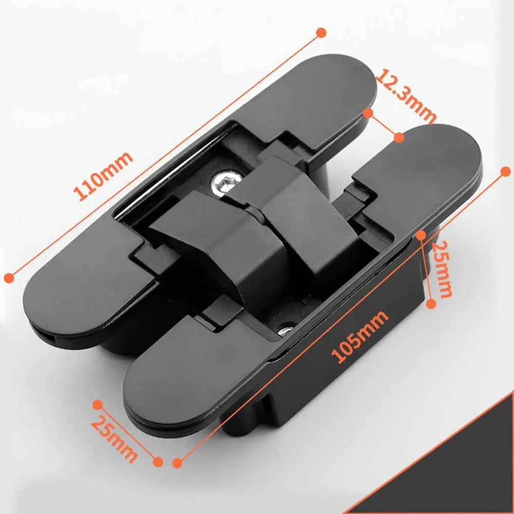 Stainless Steel Hardware Hidden Hinges invisible Loop Cross Door Hinge Furniture Supplies Window Accessories Oasis Select