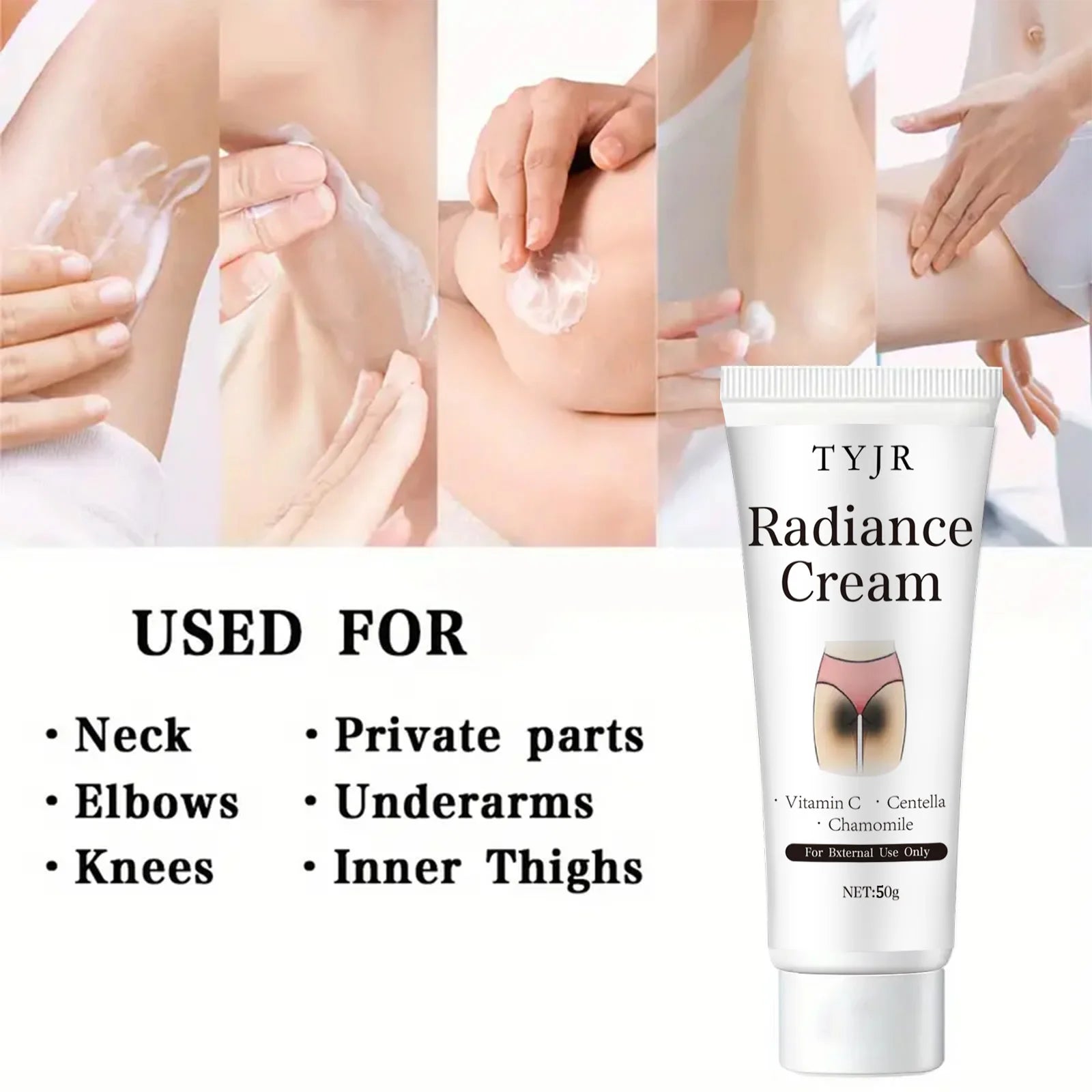 Snow White Cream – Niacinamide & Centella Asiatica Body Brightener Body Brightening Cream Oasis Select