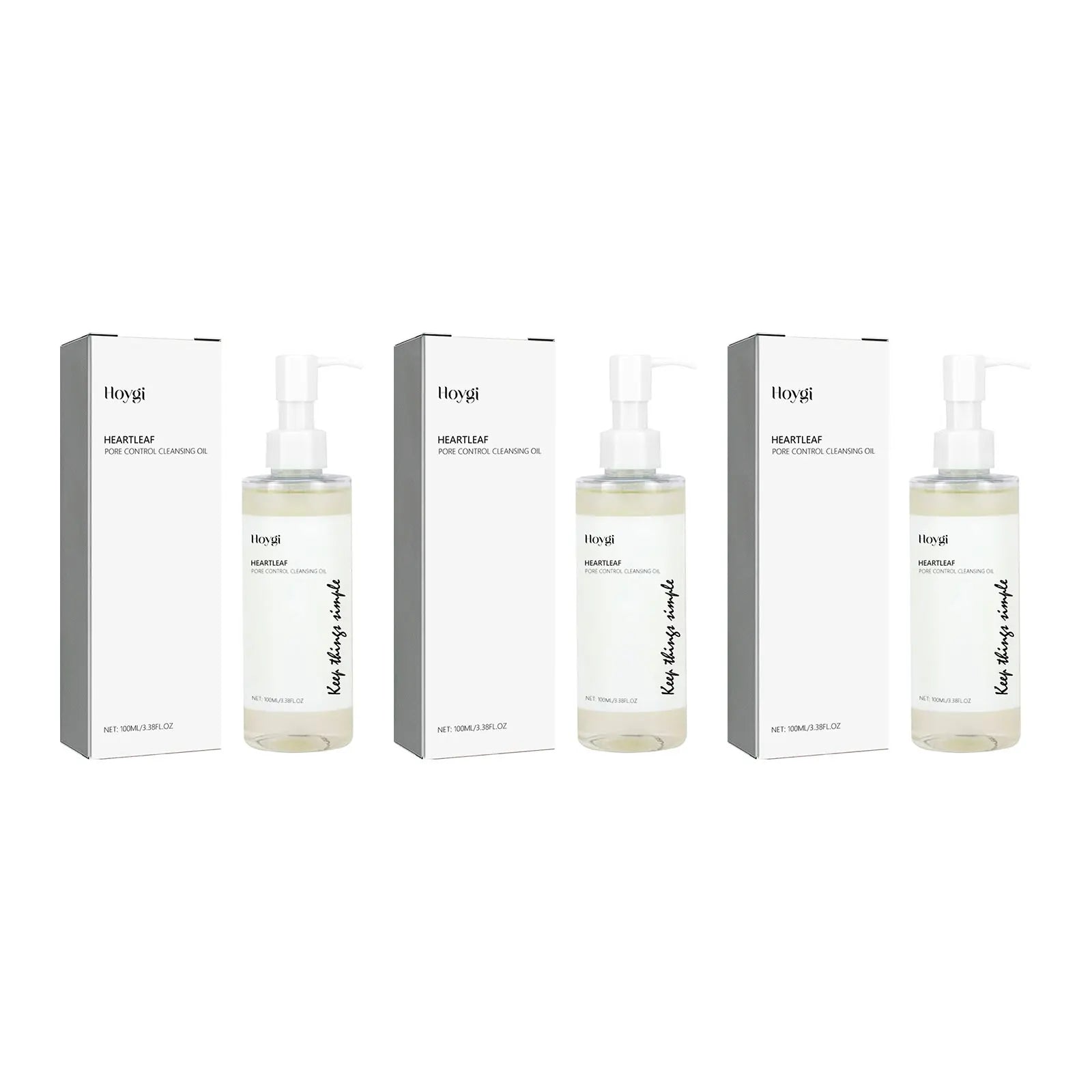 Cleansing Oil Blackhead Remover Acnes Shrink Pores Deep Cleanser Oil Control Gentle Exfoliation Soften Skin Makeup Removal Oil ﻿ Oasis Select 3 X 100ml boxed
