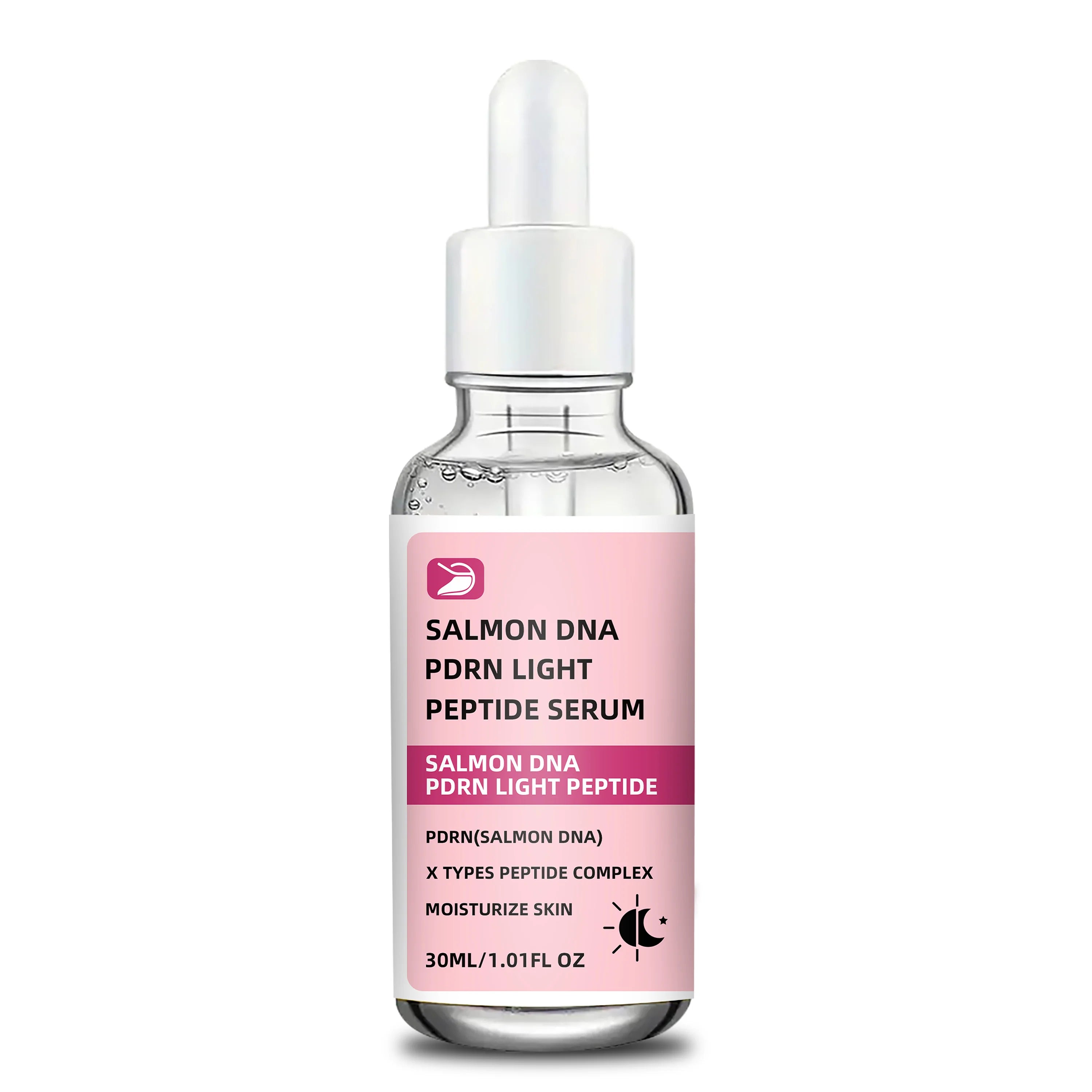 ottilavie Salmon DNA PDRN Light Peptide Serum: Deep Moisturizing, Refreshing & Non-Greasy Facial Essence for All Light Skin Type Oasis Select
