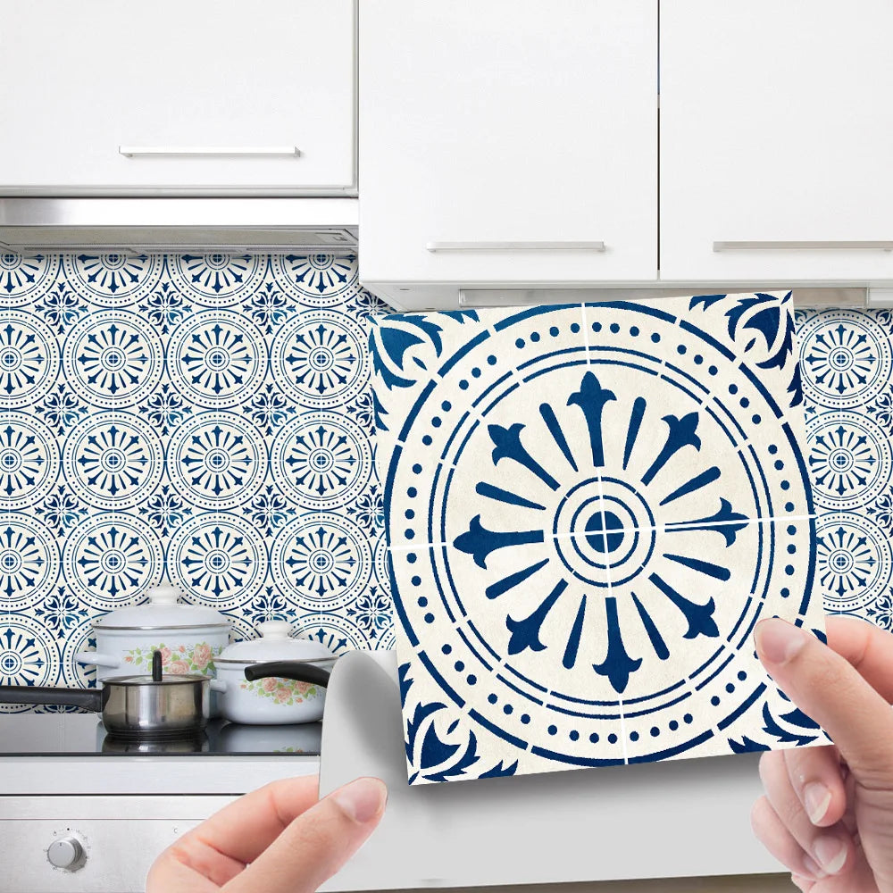 Mosaic Tile Paste Self-adhesive DIY Removable Decorative Pvc Wall