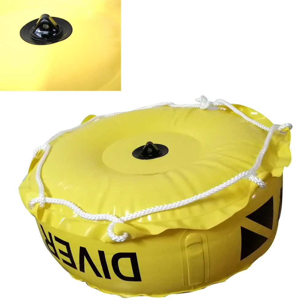 Scuba Diving Deluxe Diver Below Flag Float without flag Inflatable Diver Down Flag Bouy for Wreck Cave Diving Oasis Select