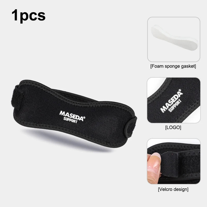 Adjustable Patellar Knee Strap – Running, Hiking & Sports Knee Support Strap Oasis Select Black 1pcs