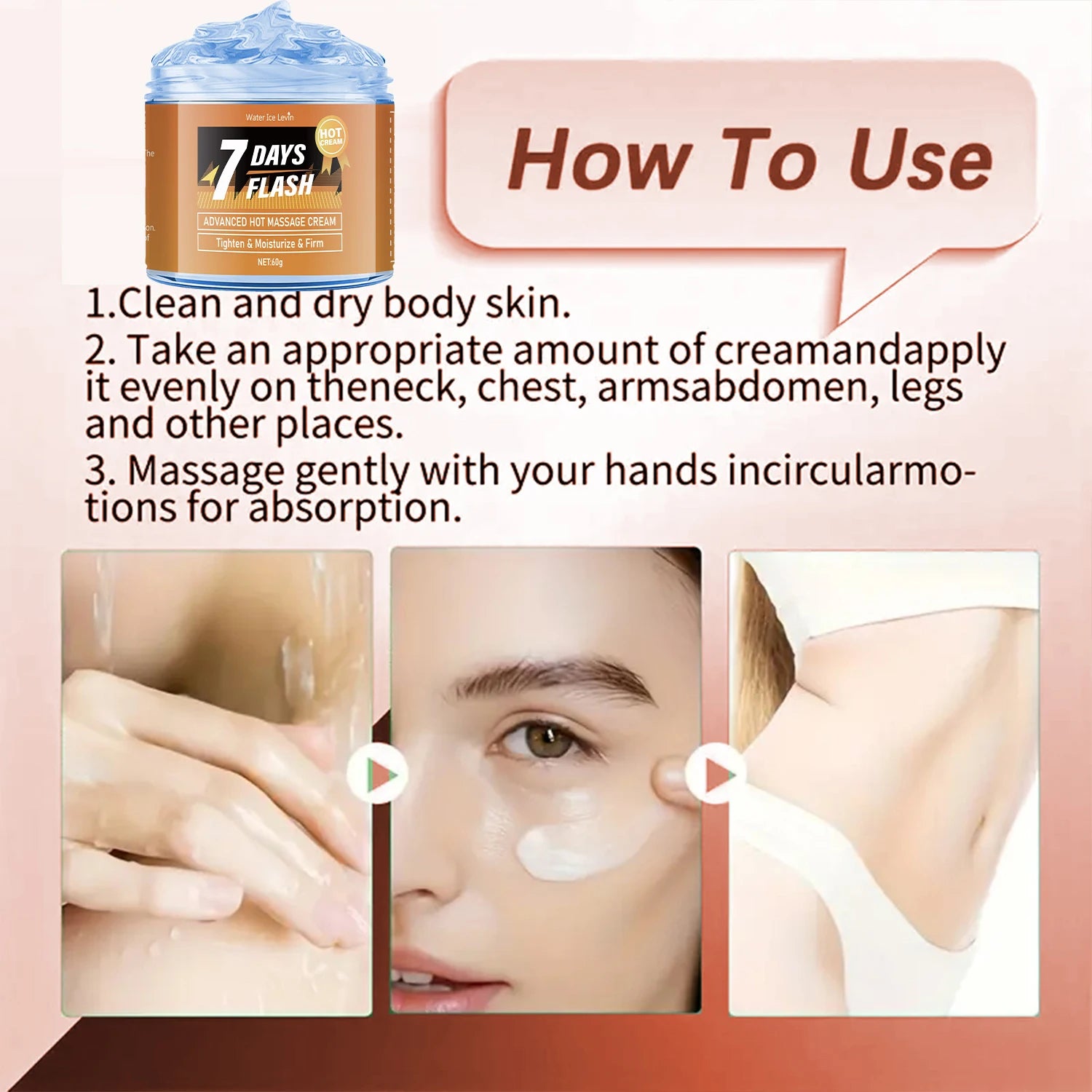 Hot Compress Body Firming Massage Cream – Tighten & Tone Body Firming Cream Oasis Select